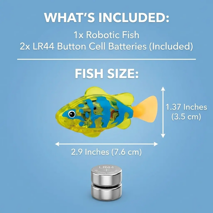 Interactive LED Robotic Fish Toy for Pets – IFurryhaven