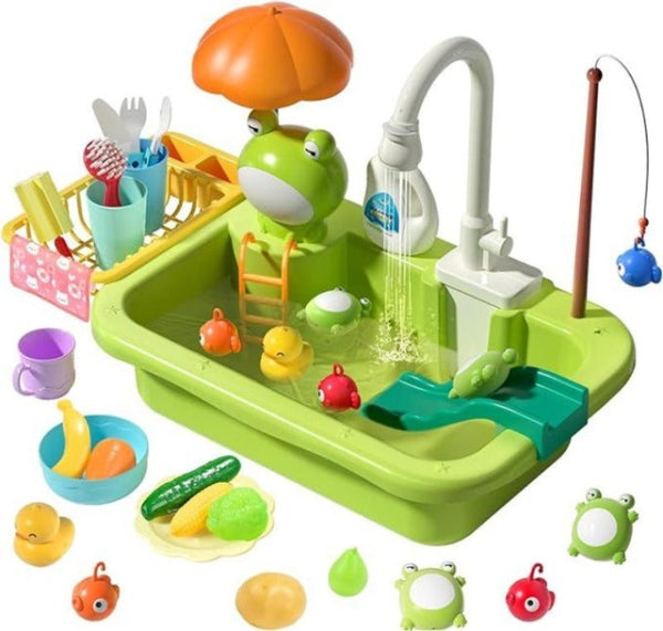 Interactive Kids’ Kitchen Sink & Fishing Playset