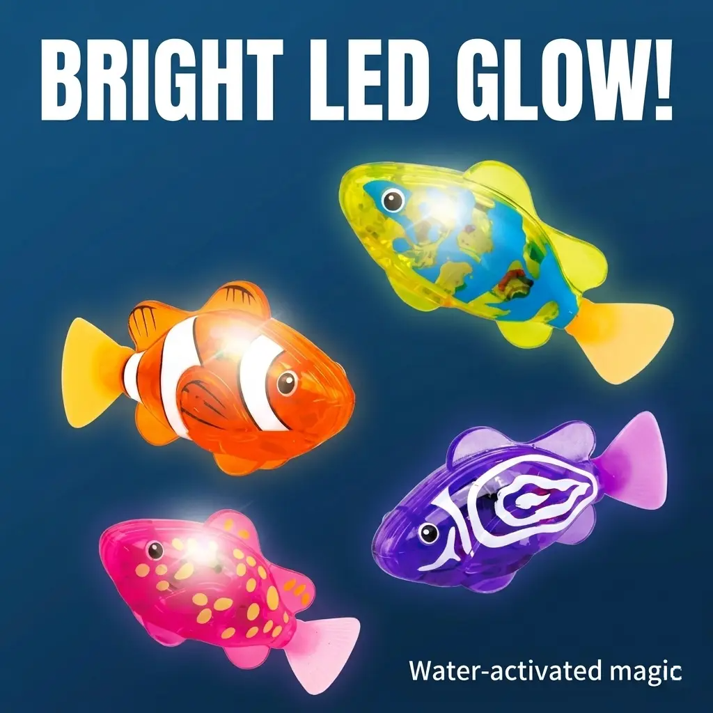 Interactive LED Robotic Fish Toy for Pets – IFurryhaven