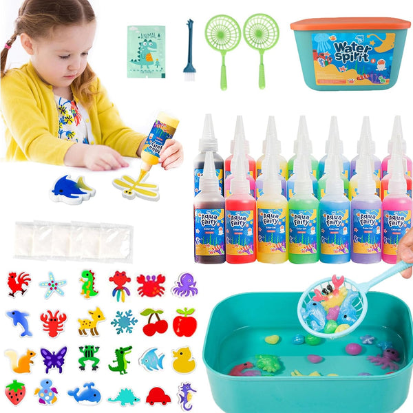DIY Magic Water Toy Kit – Creative 3D Animal Molding Set for Kids