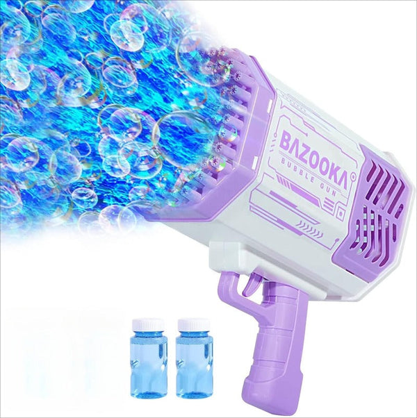 69 Holes Colorful Bubble Gun – Fun and Visual Delight